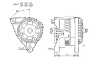 ALTERNATORE CA1580IR A847