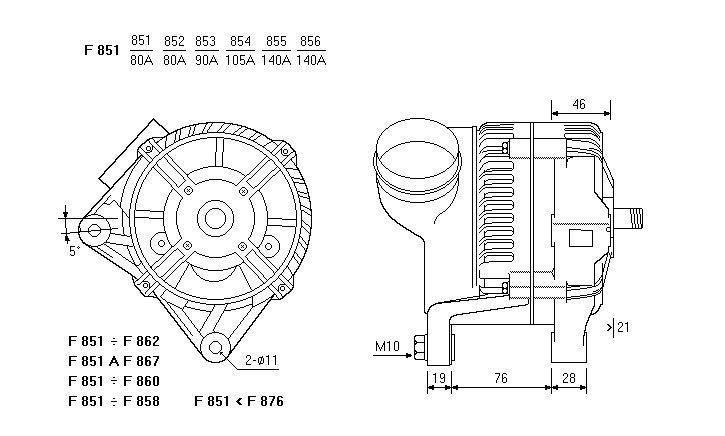 ALTERNATORE CA1064IR