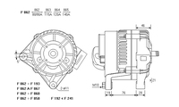 ALTERNATORE CA1256IR A862