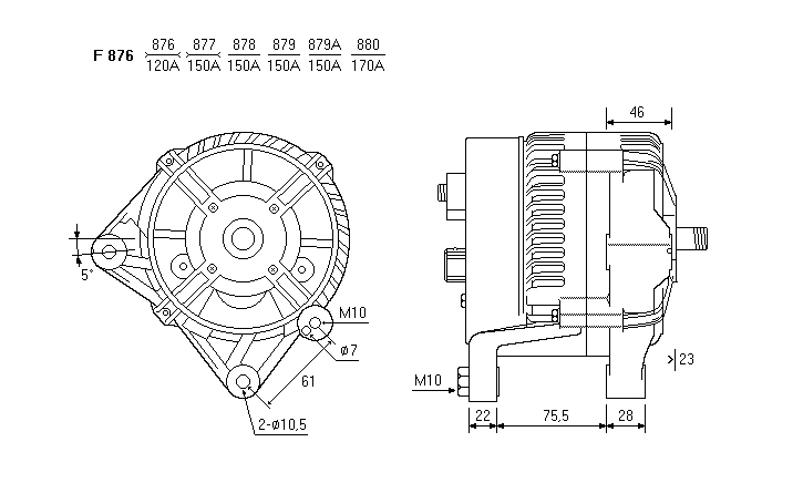 ALTERNATORE CA1826IR