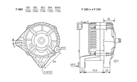 ALTERNATORE CA1904IR A882