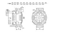 ALTERNATORE SG9B050 A885