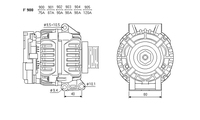 ALTERNATORE CA1484IR A900