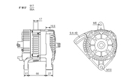 ALTERNATORE 0124225056 A917