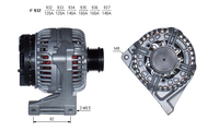 ALTERNATORE CA1439IR A932