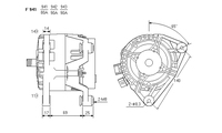 ALTERNATORE CA1483IR A941