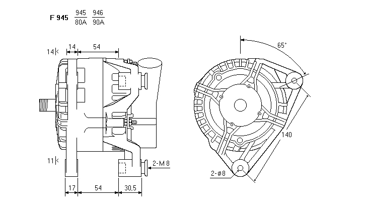 ALTERNATORE CA1760IR