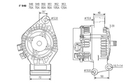 ALTERNATORE CA1474IR A948