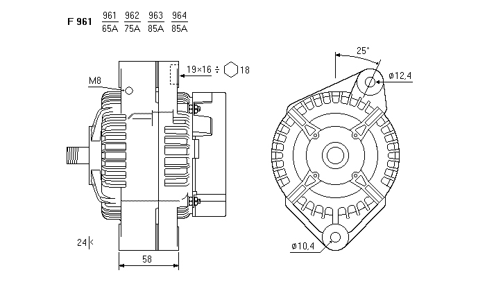 ALTERNATORE CA1318IR