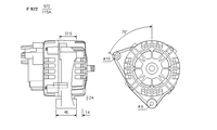 ALTERNATORE DRA0203 A972