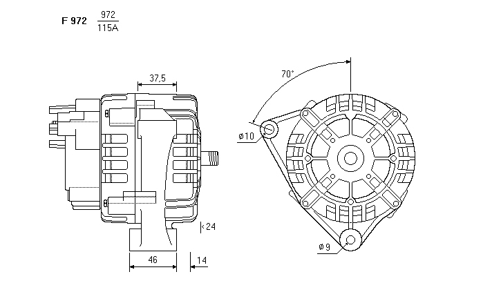 ALTERNATORE DRA0203