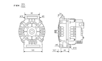 ALTERNATORE SG12S073 A974