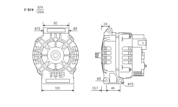 ALTERNATORE SG12S073