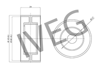 Rotella 65*29/30*17 IVG0504=IVG0583
