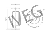 Rotella 80*24*17 IVG0319=IVG0875