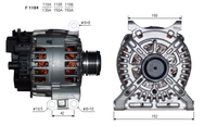 ALTERNATORE CA1873IR A1106HQ