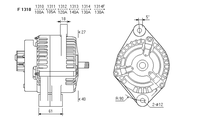 ALTERNATORE 	51764265 A1310C
