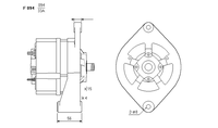ALTERNATORE CA736IR A094C