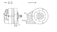 ALTERNATORE CA307IR A128MN