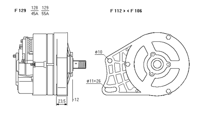 ALTERNATORE CA307IR
