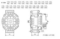ALTERNATORE CA2038IR A1146C