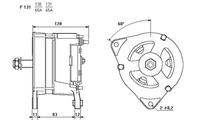 ALTERNATORE CA54IR