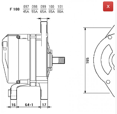 ALTERNATORE 0120489146