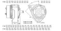 ALTERNATORE CA1044IR A627
