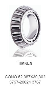 CUSCINETTO A RULLI CONICI
TIMKEN
