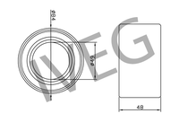 Cuscinetto Ruota a rulli DY6493