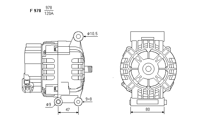 ALTERNATORE A-PC303-05